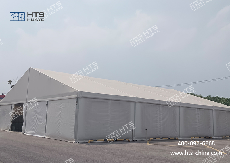 成功打造一座鋁合金倉庫篷房，有效滿足了宜家精密部件臨時倉儲的迫切需求