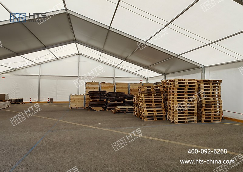 成功打造一座鋁合金倉庫篷房，有效滿足了宜家精密部件臨時倉儲的迫切需求