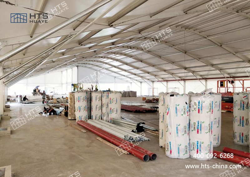 臨時裝配式鋁合金篷房建筑成為眾多企業在倉儲空間選擇上的新寵