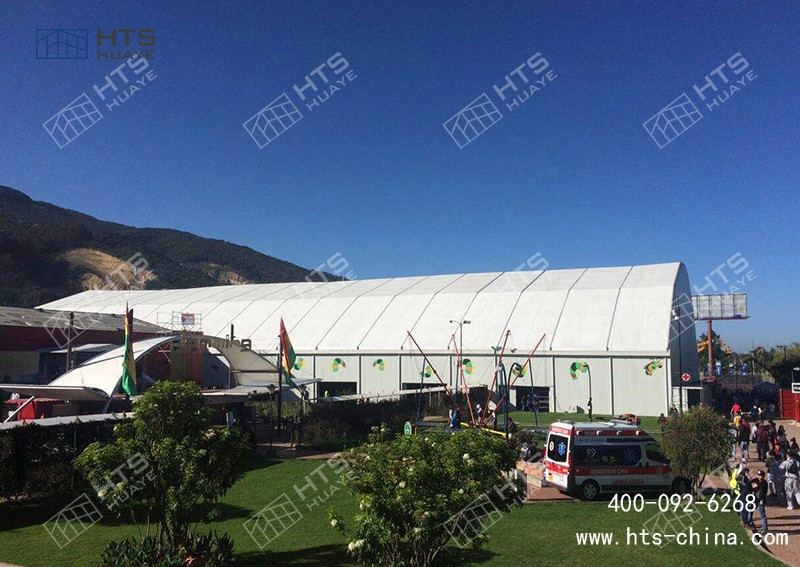 華燁海特斯助力哥倫比亞！4560㎡Polygon 篷房 20 余天高效交付