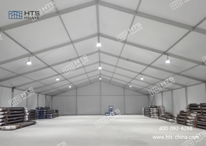 適配輪胎存儲需求，華燁建筑科技提供倉儲篷房解決方案