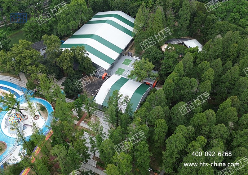 華燁海特斯匹克球館篷房實現周級交付，施工周期縮短 70%