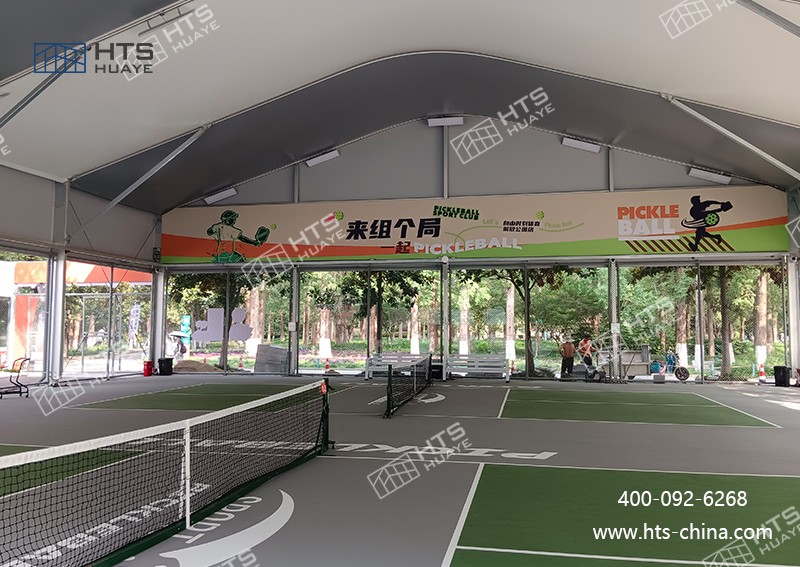 華燁海特斯匹克球館篷房實現周級交付，施工周期縮短 70%